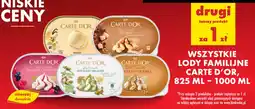 Biedronka WSZYSTKIE LODY FAMILIJNE CARTE D'OR oferta