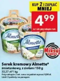 Lewiatan Serek kremowy Almette oferta