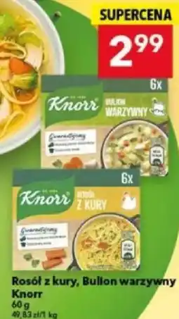 Lewiatan Rosół z kury, Bulion warzywny Knorr oferta