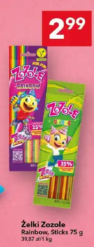 Lewiatan Żelki Zozole Rainbow Sticks oferta