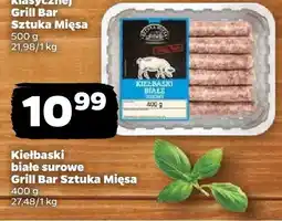 Netto Kiełbaski białe surowe Grill Bar Sztuka Mięsa oferta