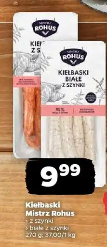Netto Kiełbaski Mistrz Rohus białe z szynki oferta