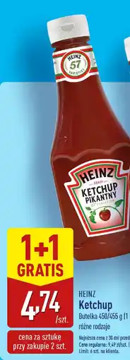 ALDI Ketchup pikantny Heinz oferta