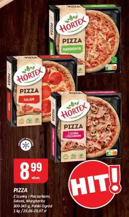 Chorten Pizza mrożona z szynką i pieczarkami/salami/margherita Hortex oferta