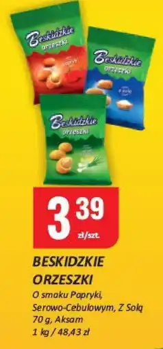 Chorten Orzeszki Beskidzkie o smaku papryka, serowo-cebulowym, z solą oferta