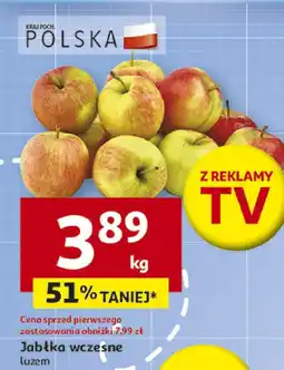 Auchan Jabłko wczesne luzem Auchan oferta