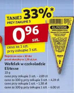Auchan Wafelek w czekoladzie Elitesse oferta