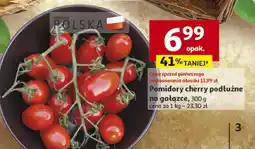 Auchan Pomidory cherry podłużne na gałązce Auchan oferta