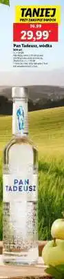 Lidl PAN TADEUSZ Wódka oferta