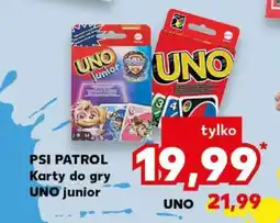 Kaufland PSI PATROL Karty do gry UNO junior oferta