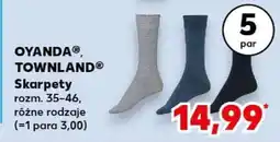 Kaufland OYANDA , TOWNLAND Skarpety oferta