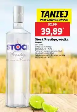 Lidl STOCK PRESTIGE Wódka oferta