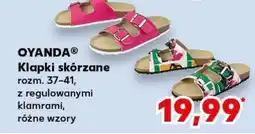 Kaufland OYANDA Klapki skórzane oferta