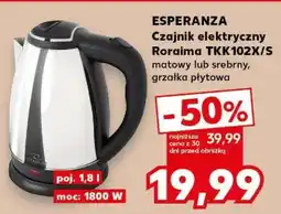 Kaufland ESPERANZA Czajnik elektryczny Roraima TKK102X/S oferta
