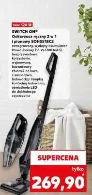 Kaufland SWITCH ON Odkurzacz ręczny 2 w 1 i pionowy SOHSS18C2 oferta