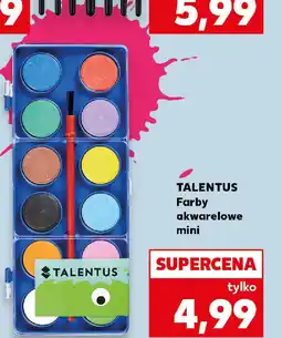 Kaufland Farby akwarelowe mini Talentus oferta