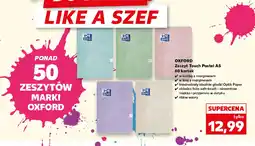 Kaufland Zeszyt Oxford Touch Pastel A5 oferta