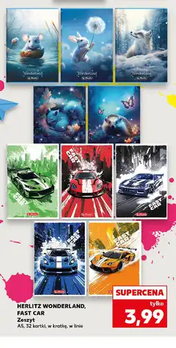 Kaufland Zeszyt Herlitz Wonderland, Fast Car oferta