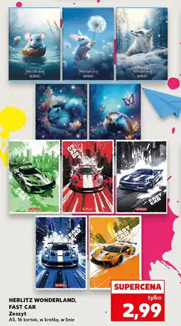 Kaufland Zeszyt Herlitz Wonderland, Fast Car oferta