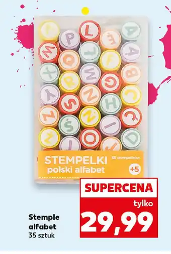 Kaufland Stemple alfabet oferta