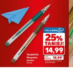 Kaufland Długopisy żelowe Talentus oferta