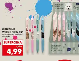 Kaufland Długopis Puppy Sign Interdruk oferta
