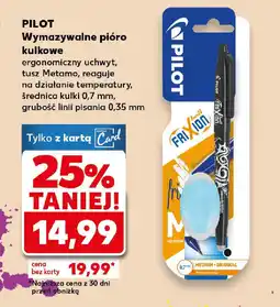 Kaufland Pilot Wmazywalne pióro kulkowe oferta