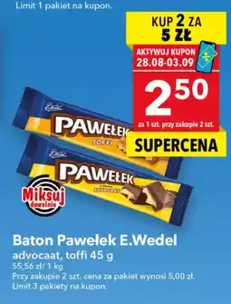 Lewiatan Baton Pawełek E.Wedel oferta
