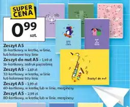Auchan Zeszyt A5 oferta