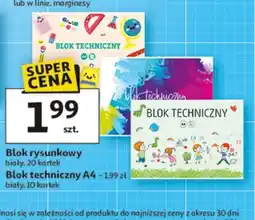 Auchan Blok rysunkowy/Blok techniczny A4 oferta