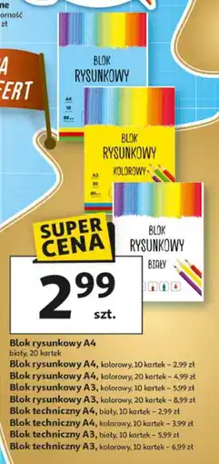Auchan Blok rysunkowy A4 oferta