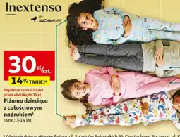 Auchan Piżama dziecięca z całościowym nadrukiem Inextenso oferta