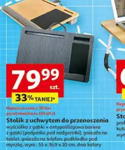 Auchan Stolik z uchwytem do przenoszenia oferta