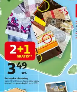 Auchan Poszewka z bawełny oferta