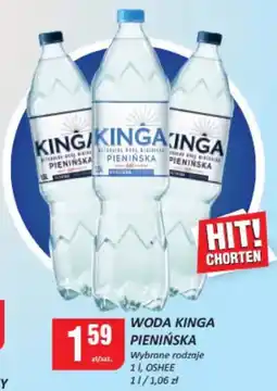 Chorten Woda kinga pienińska oshee oferta
