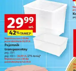 Auchan Pojemnik transparentny oferta