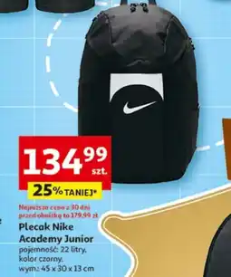 Auchan Plecak Nike Academy Junior oferta