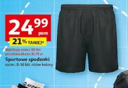 Auchan Sportowe spodenki oferta