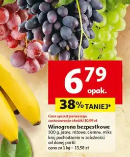 Auchan Winogrona bezpestkowe oferta