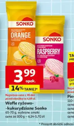 Auchan Wafle ryżowo-kukurydziane Sonko oferta
