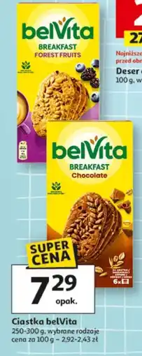 Auchan Ciastka belVita oferta