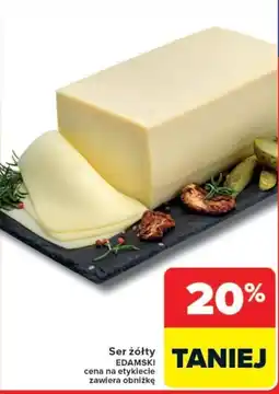 Carrefour Ser żółty EDAMSKI oferta