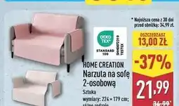 ALDI Narzuta na sofę pikowana 224 x 179 cm Home Creation oferta