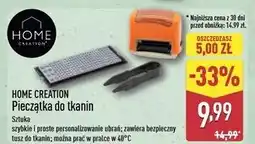 ALDI Pieczątka do tkanin Home Creation oferta
