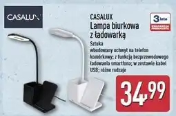 ALDI Lampa biurkowa z ładowarką Casalux oferta