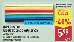 ALDI Bibuła do prac plastycznych 50 x 200 cm Home Creation oferta