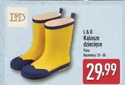 ALDI Kalosze dziecięce 31-35 L&D oferta
