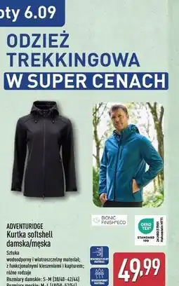 ALDI Kurtka softshell męska m-l Adventuridge oferta