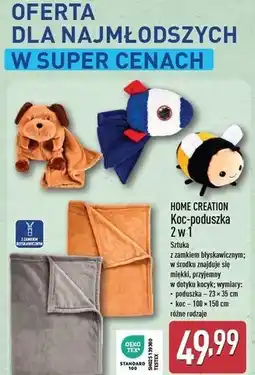 ALDI Koc-poduszka 2w1 Home Creation oferta