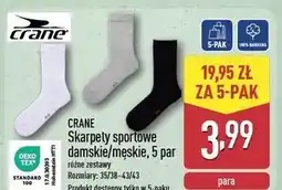 ALDI Skarpety sportowe męskie Crane oferta